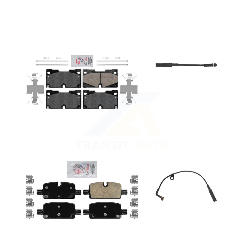 AmeriBRAKES - KNW-100177 - Front and Rear Disc Brake Pad Kits