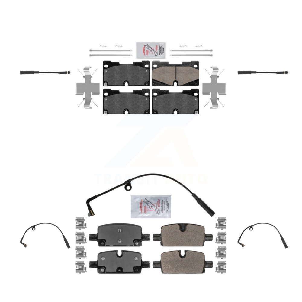 AmeriBRAKES - KNW-100235 - Front and Rear Disc Brake Pad Kits