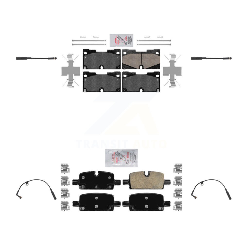 AmeriBRAKES - KNW-100236 - Front and Rear Disc Brake Pad Kits