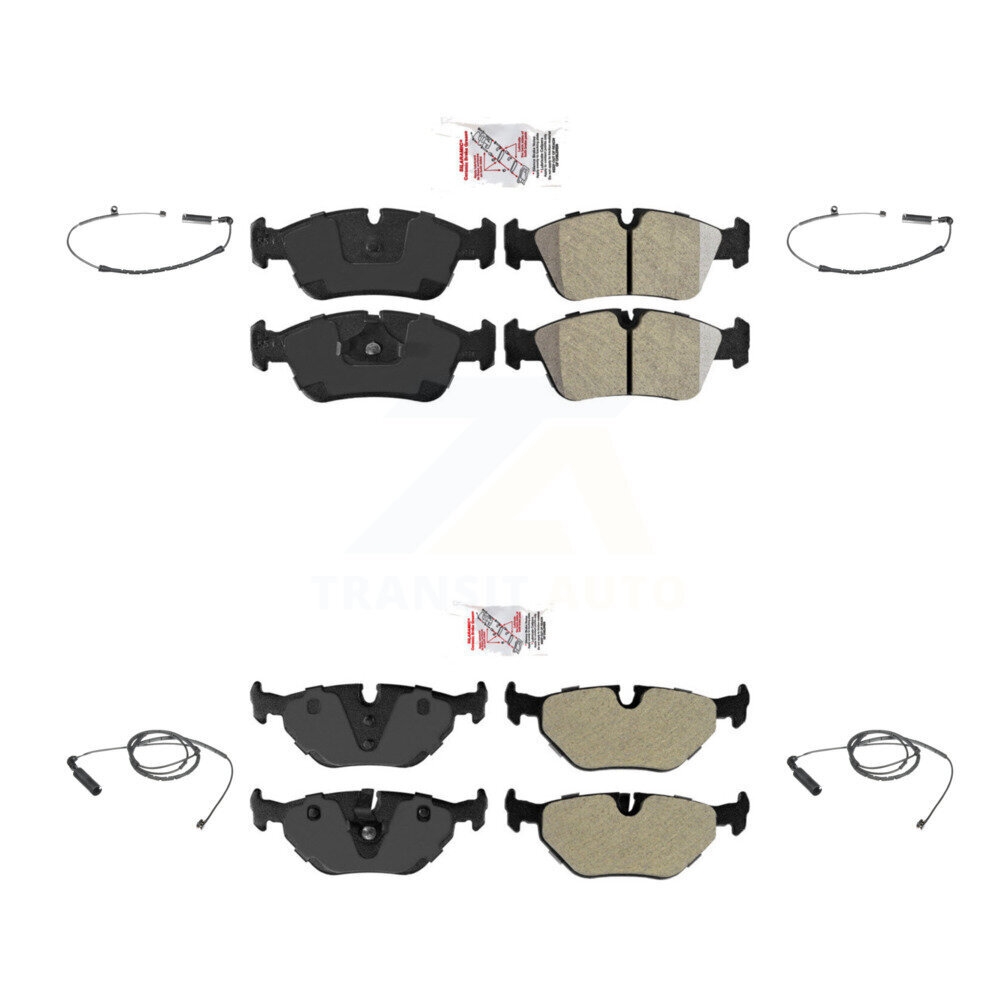 AmeriBRAKES - KNW-100254 - Front and Rear Disc Brake Pad Kits