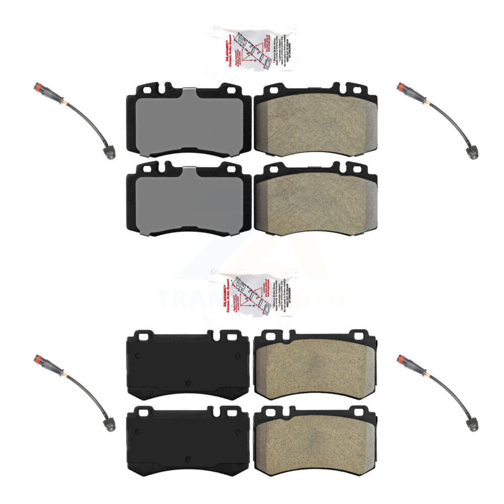AmeriBRAKES - KNW-100283 - Front and Rear Disc Brake Pad Kits