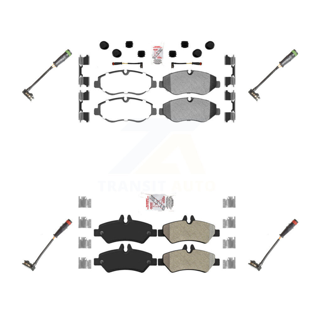 AmeriBRAKES - KNW-100298 - Front and Rear Disc Brake Pad Kits