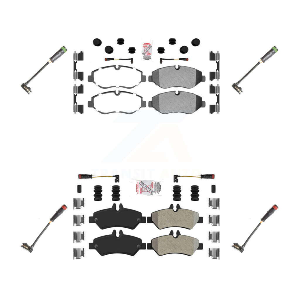 AmeriBRAKES - KNW-100299 - Front and Rear Disc Brake Pad Kits