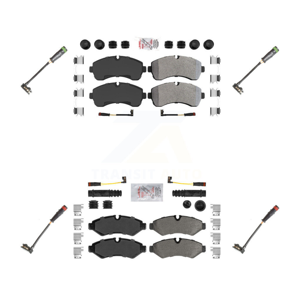 AmeriBRAKES - KNW-100305 - Front and Rear Disc Brake Pad Kits