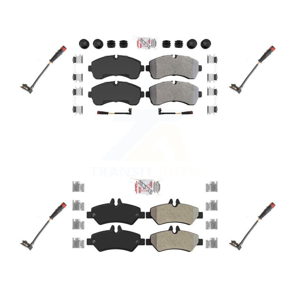 AmeriBRAKES KNW-100309 Disc Brake Pad for 2009 Dodge Sprinter 3500 - Front and Rear