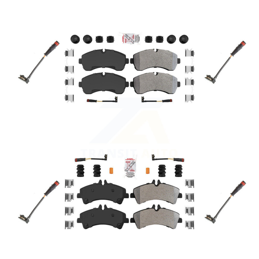 AmeriBRAKES KNW-100310 Disc Brake Pad for 2009 Dodge Sprinter 3500 - Front and Rear