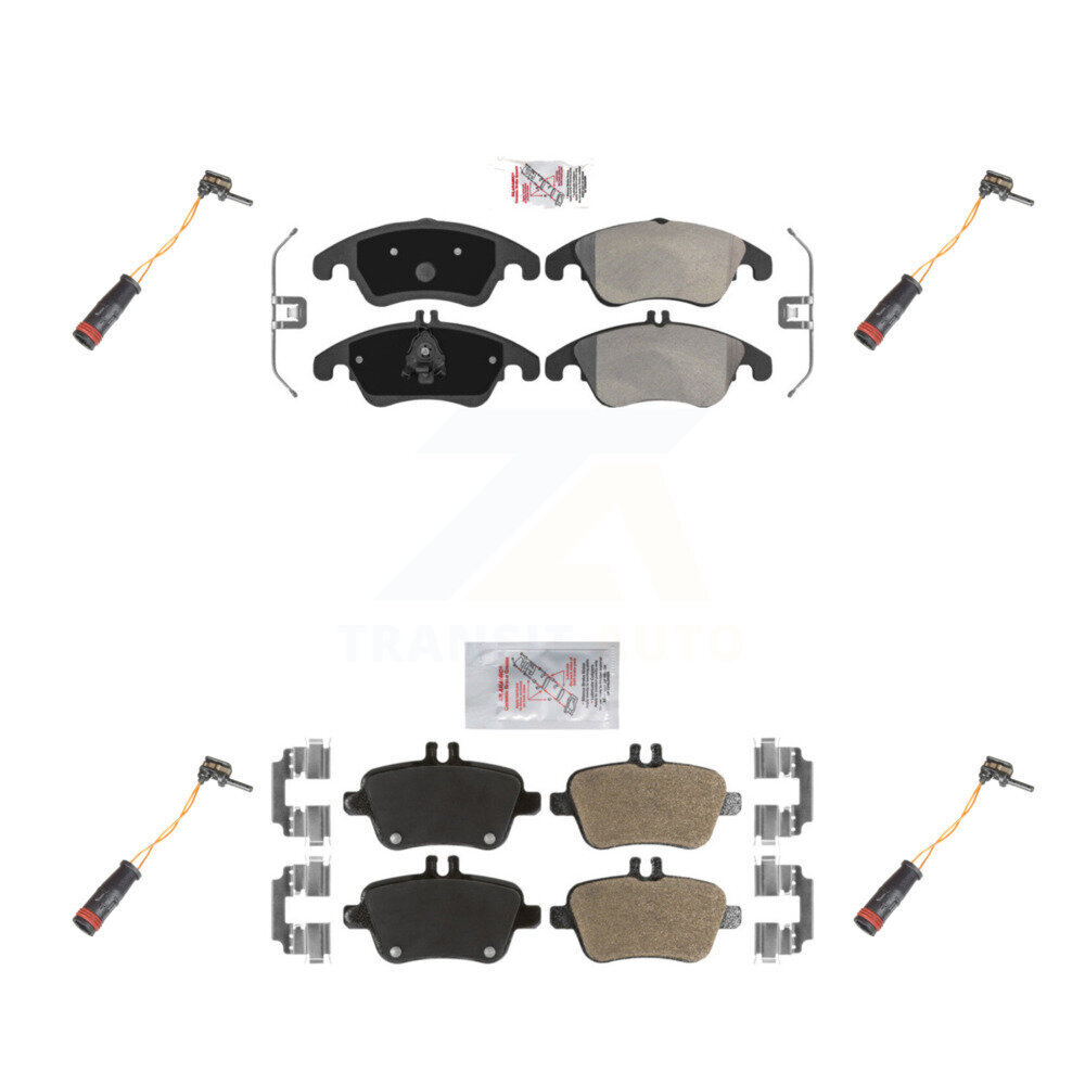 AmeriBRAKES - KNW-100320 - Front and Rear Disc Brake Pad Kits