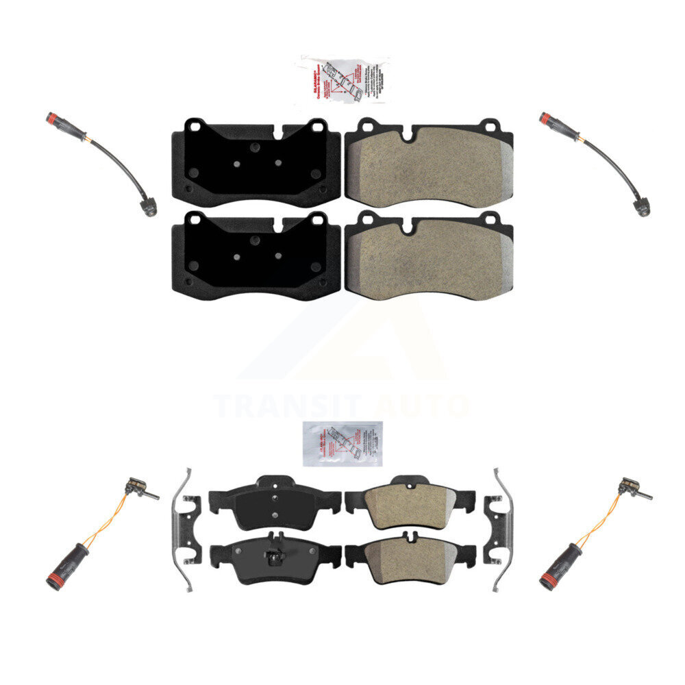 AmeriBRAKES - KNW-100323 - Front and Rear Disc Brake Pad Kits