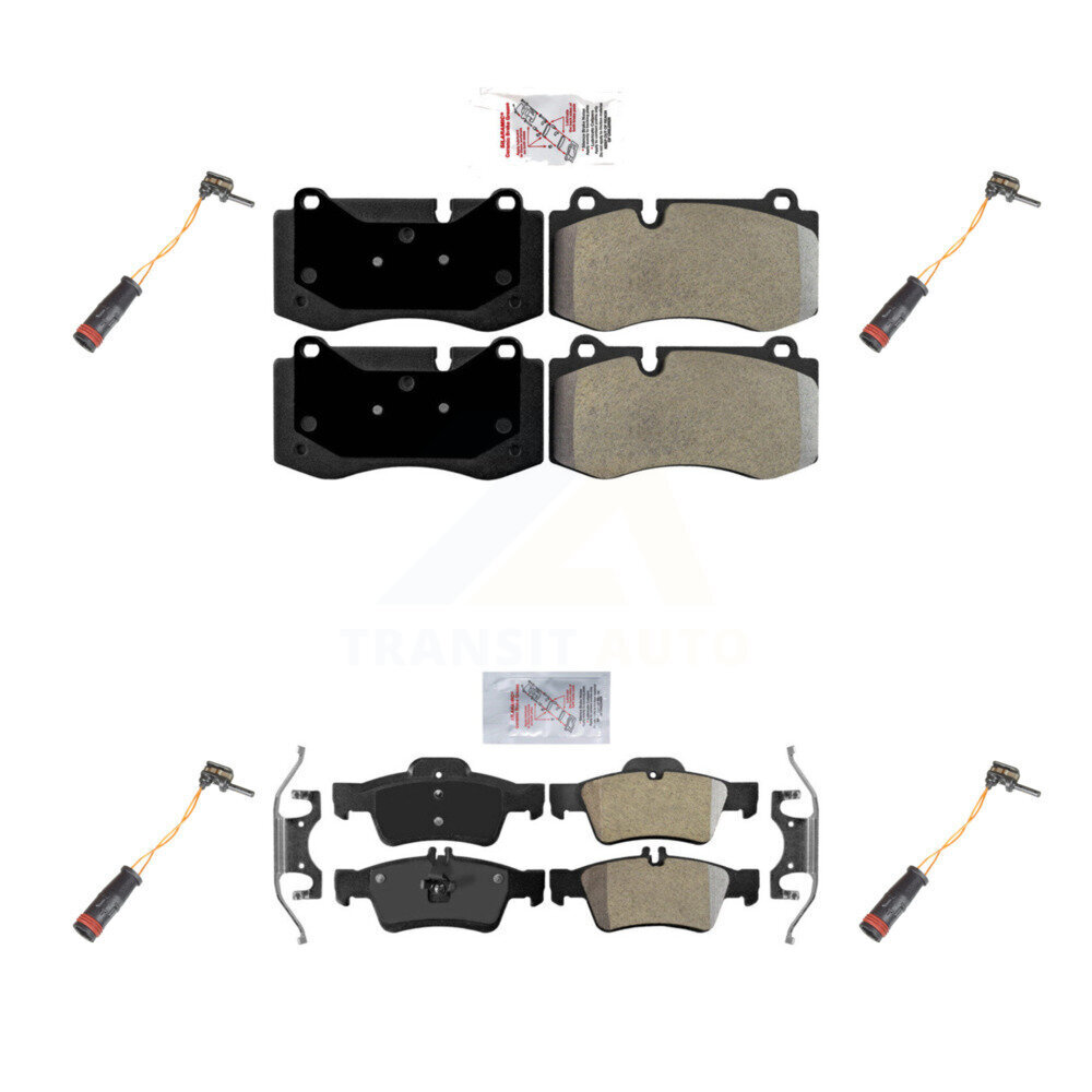 AmeriBRAKES - KNW-100324 - Front and Rear Disc Brake Pad Kits