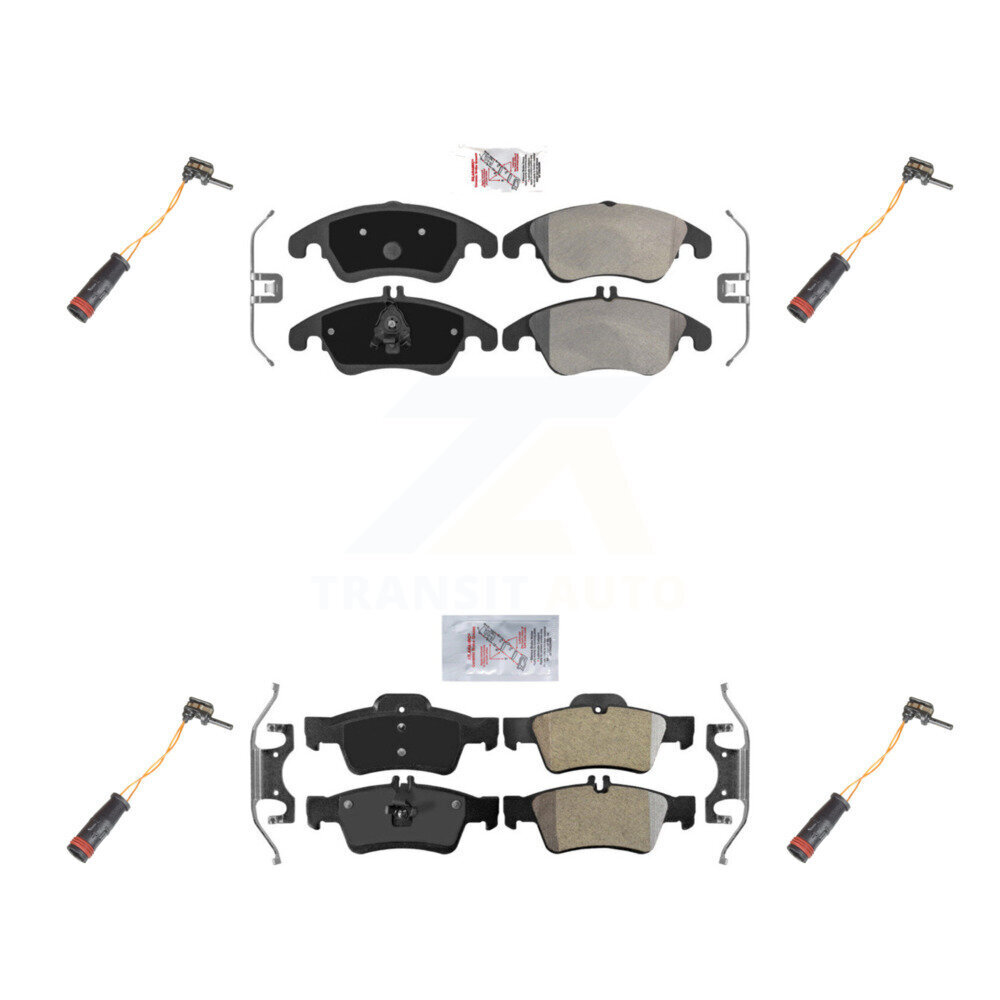 AmeriBRAKES - KNW-100325 - Front and Rear Disc Brake Pad Kits