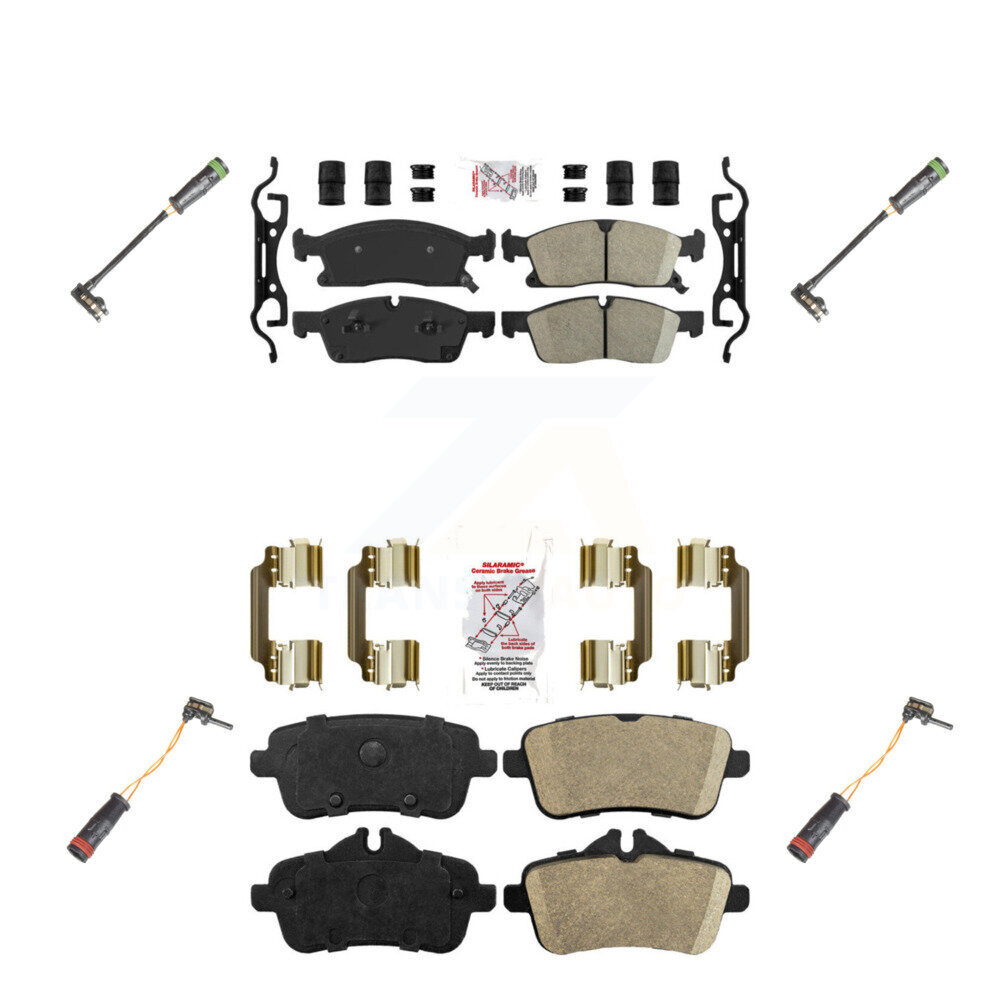 AmeriBRAKES - KNW-100326 - Front and Rear Disc Brake Pad Kits