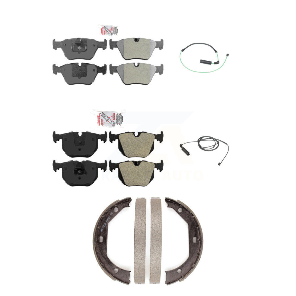 AmeriBRAKES - KNW-100430 - Front and Rear Disc Brake Pad Kits
