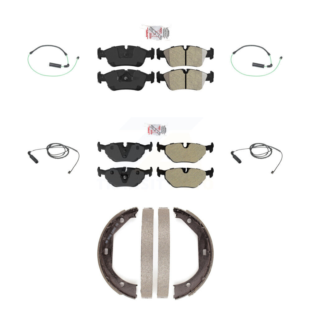 AmeriBRAKES - KNW-100528 - Front and Rear Disc Brake Pad Kits