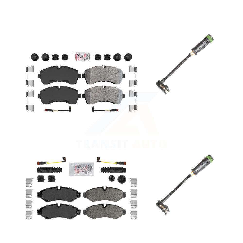 AmeriBRAKES - KNW-101129 - Front and Rear Disc Brake Pad Kits