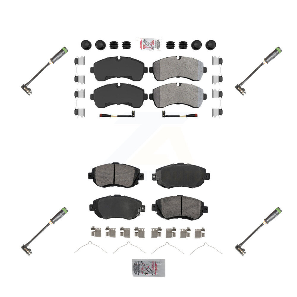AmeriBRAKES - KNW-101164 - Front and Rear Disc Brake Pad Kits