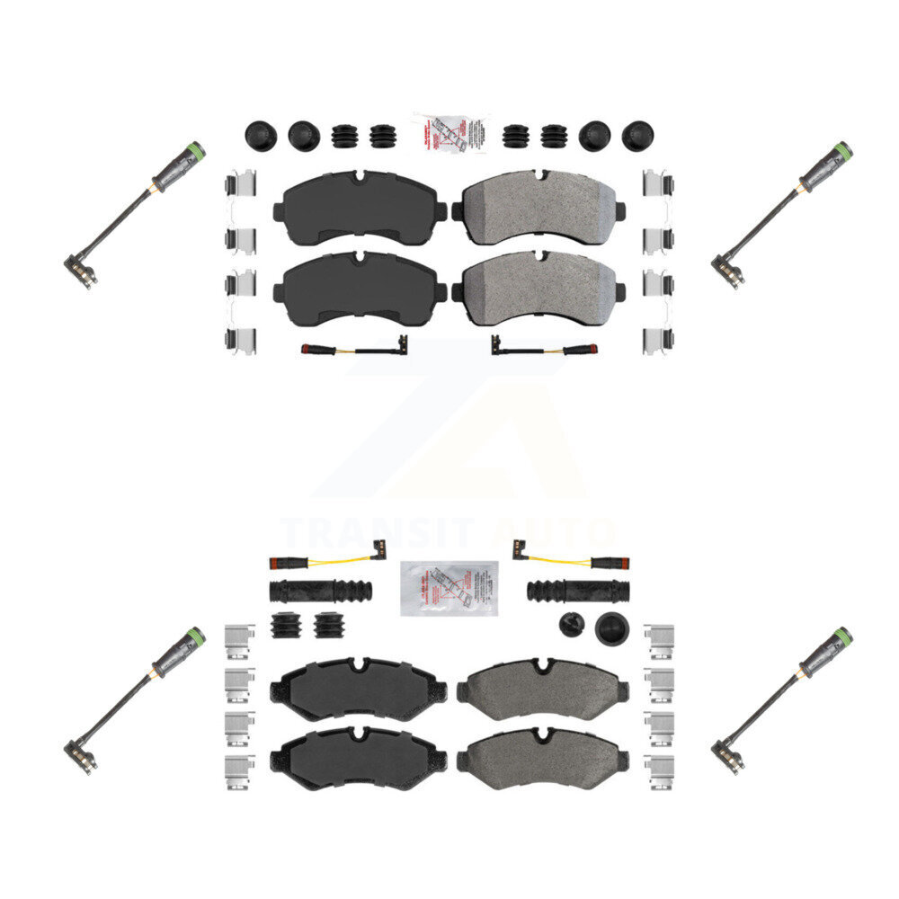 AmeriBRAKES - KNW-101165 - Front and Rear Disc Brake Pad Kits