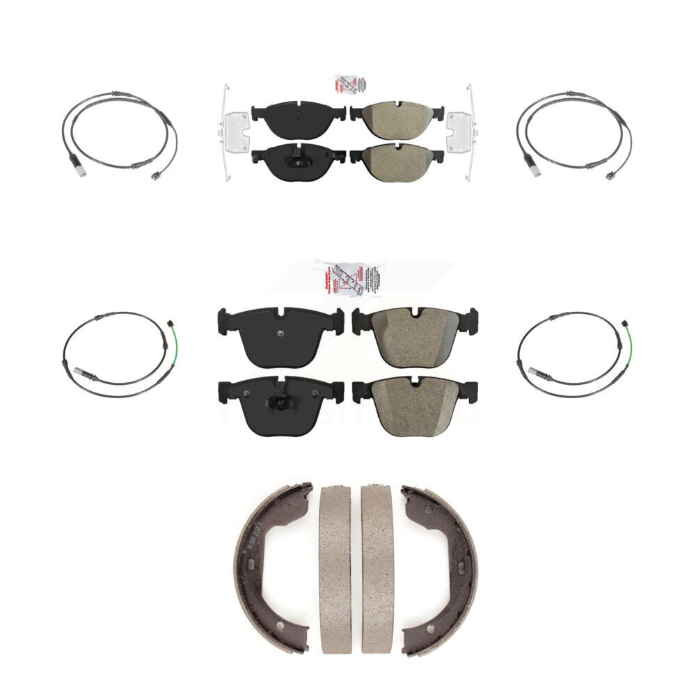 AmeriBRAKES - KNW-101207 - Front and Rear Disc Brake Pad Kits