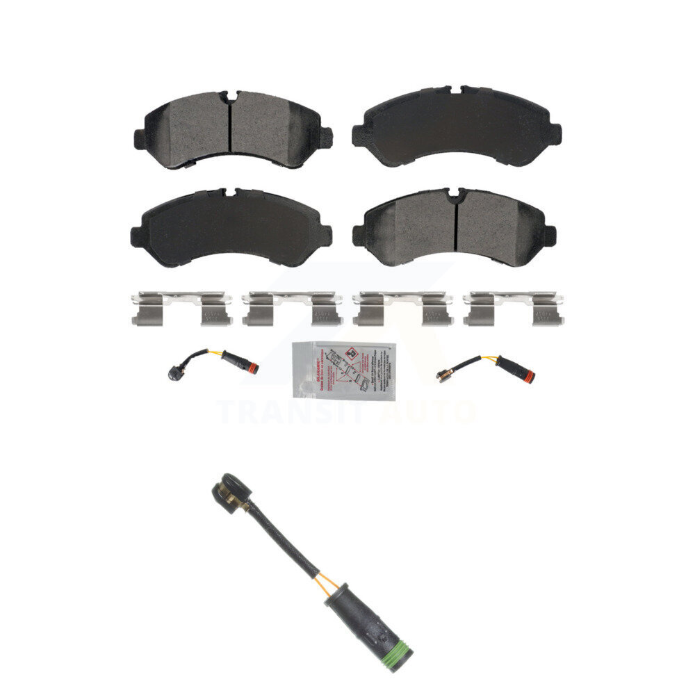 AmeriBRAKES KNW-101228 Disc Brake Pad for 2020-2023 Freightliner Sprinter 3500XD, Freightliner Sprinter 4500 and More - Rear