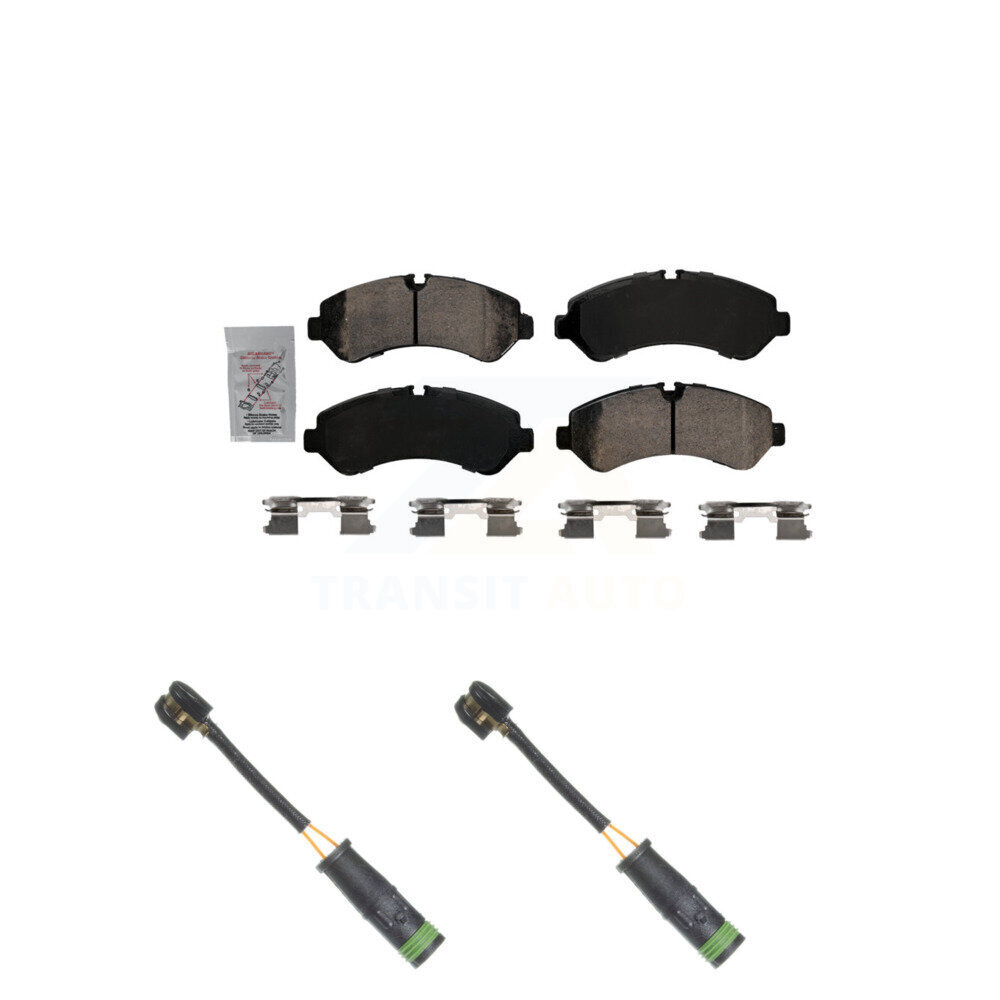 AmeriBRAKES KNW-101247 Disc Brake Pad for 2020-2023 Freightliner Sprinter 3500XD, Freightliner Sprinter 4500 and More - Rear