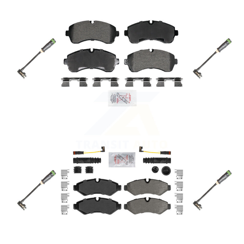 AmeriBRAKES - KNW-101291 - Front and Rear Disc Brake Pad Kits