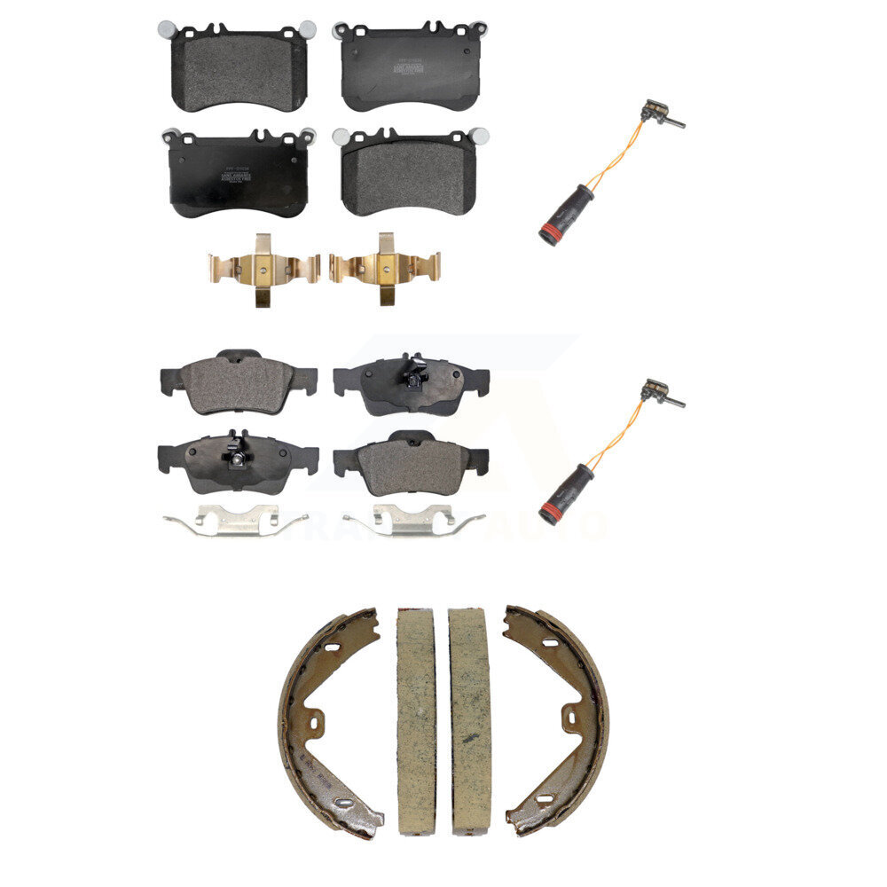 Positive Plus - KPW-101536 - Front and Rear Disc Brake Pad Kits