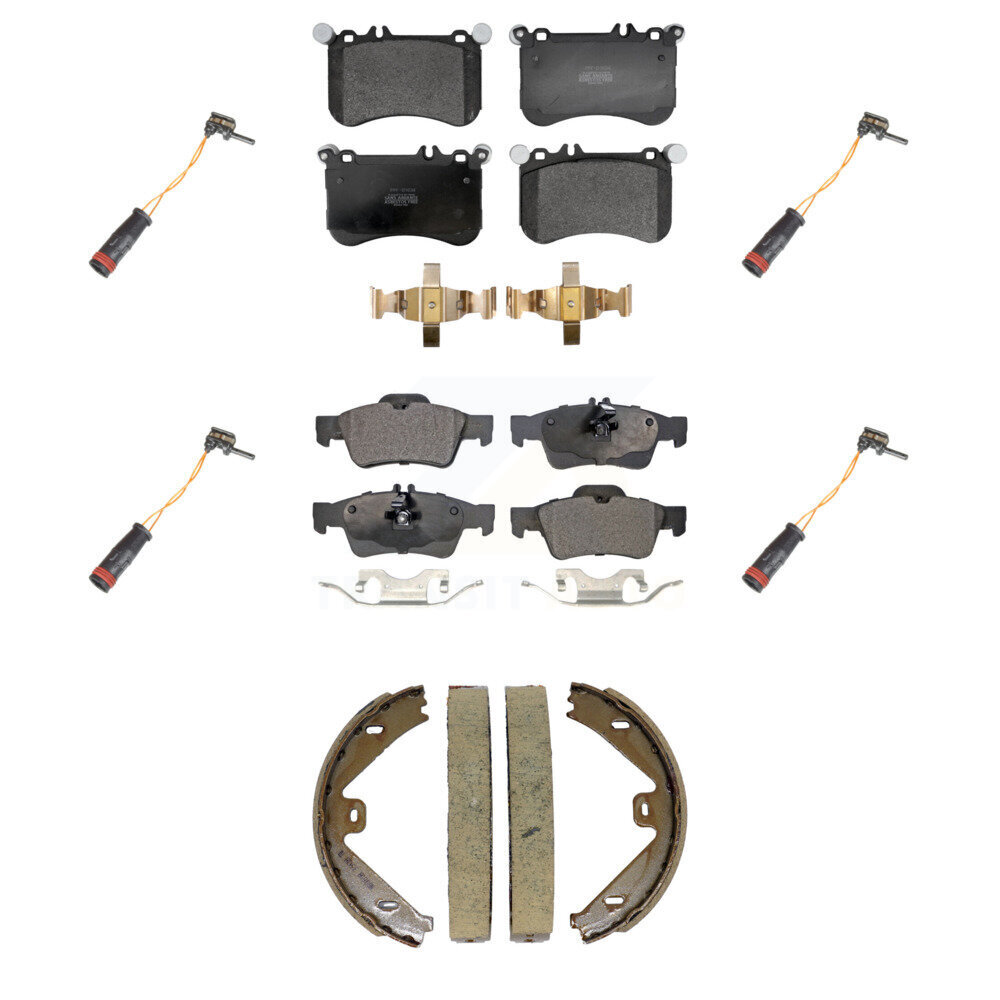 Positive Plus - KPW-101542 - Front and Rear Disc Brake Pad Kits