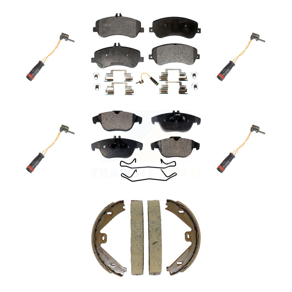 Positive Plus - KPW-101550 - Front and Rear Disc Brake Pad Kits