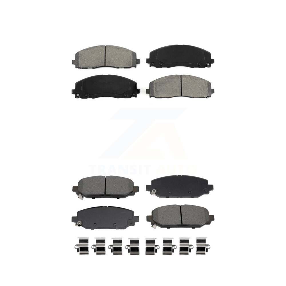 SIM Front Rear Semi-Metallic Brake Pads Kit KSM-100646