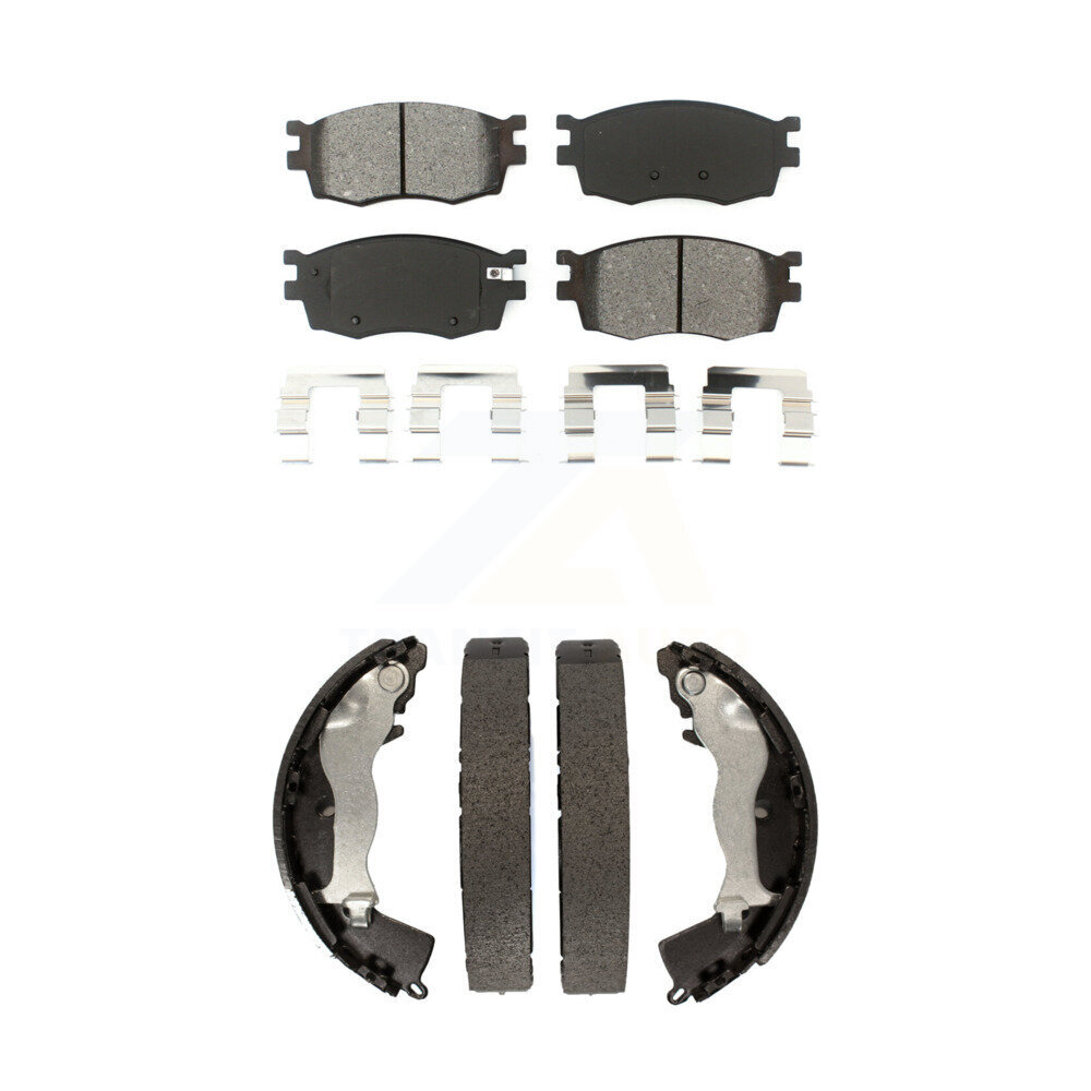 Transit Auto - KSN-100018 - Front and Rear Disc Brake Pad Kits