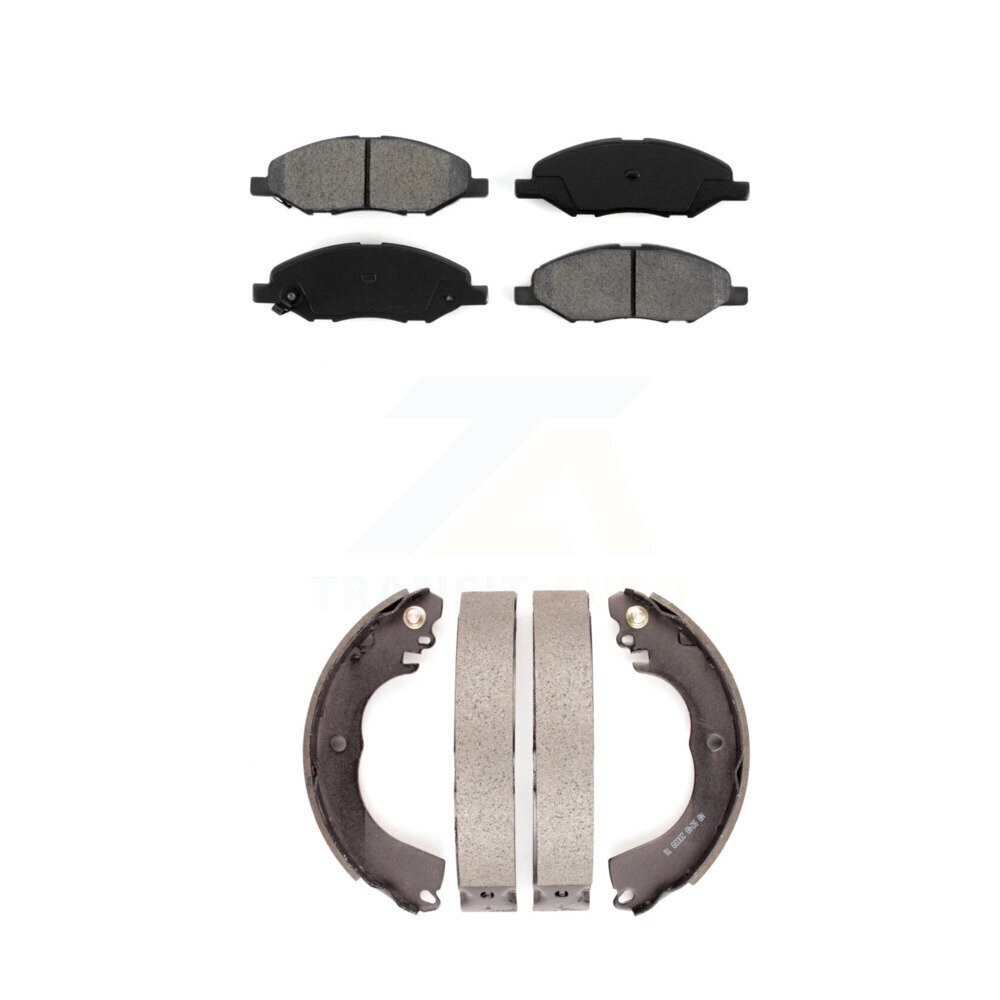 Transit Auto - KSN-100033 - Front and Rear Disc Brake Pad Kits