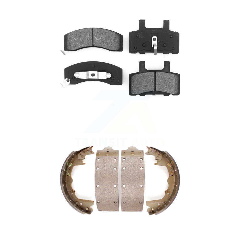 Transit Auto KSN-100281 Disc Brake Pad for 1999 Dodge Ram 2500 - Front and Rear