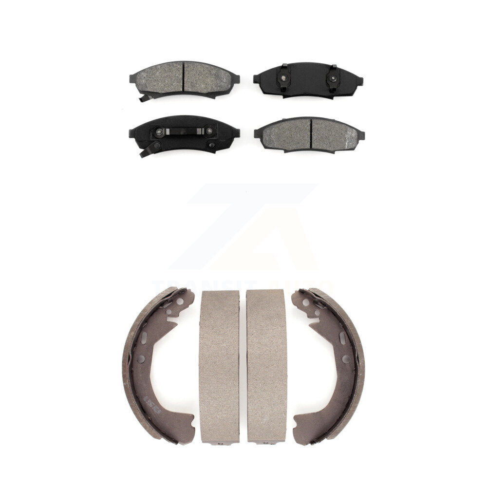 Transit Auto - KSN-100282 - Front and Rear Disc Brake Pad Kits