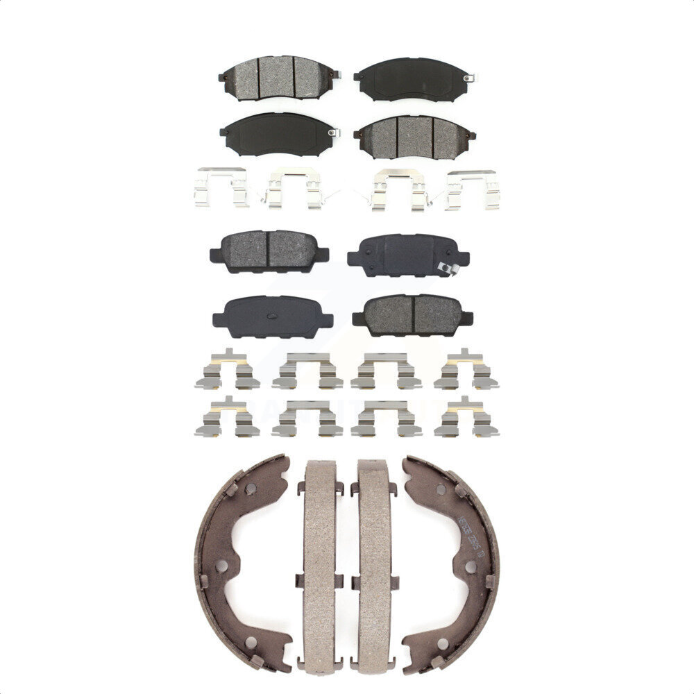 Transit Auto - KSN-100558 - Front and Rear Disc Brake Pad Kits