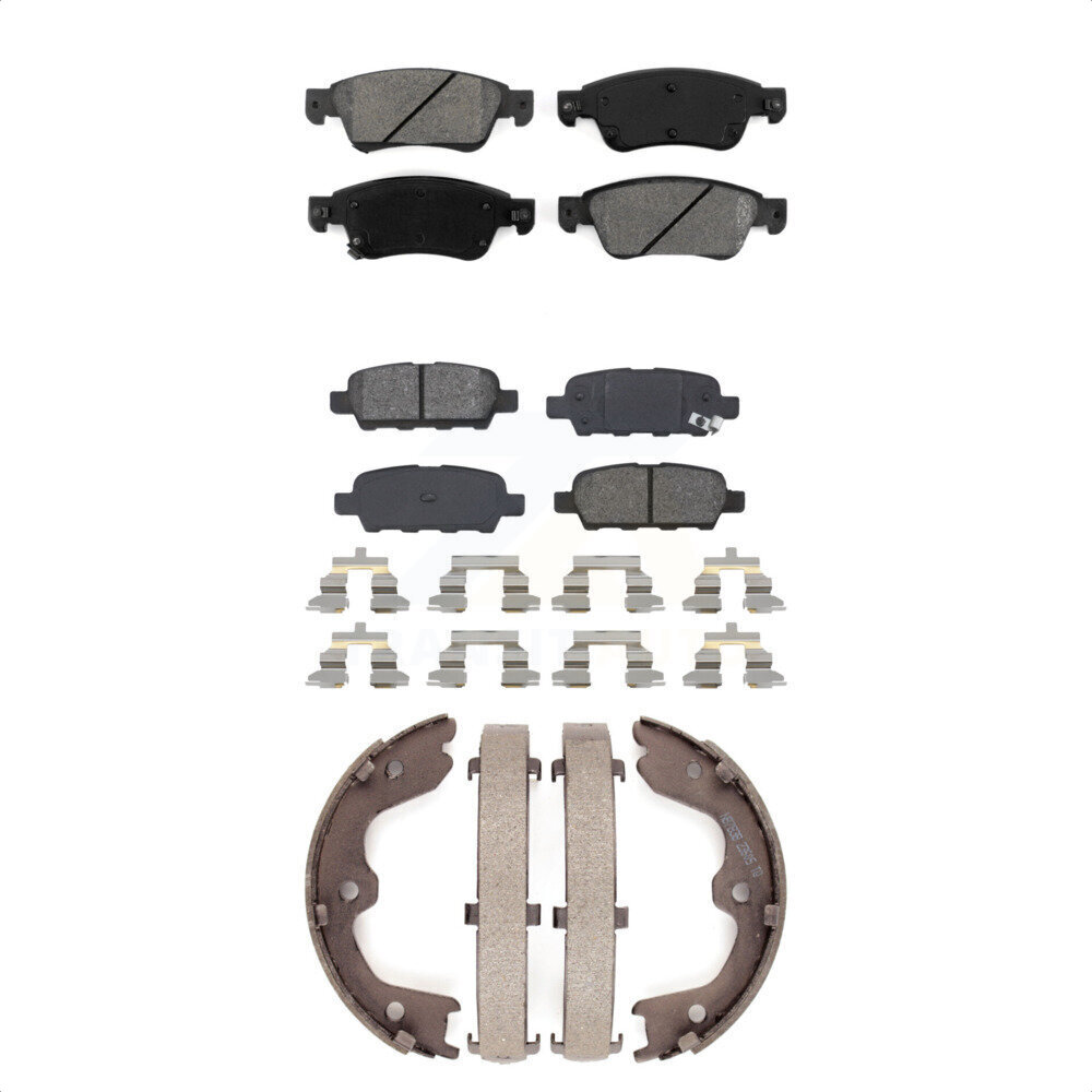 Transit Auto - KSN-100560 - Front and Rear Disc Brake Pad Kits