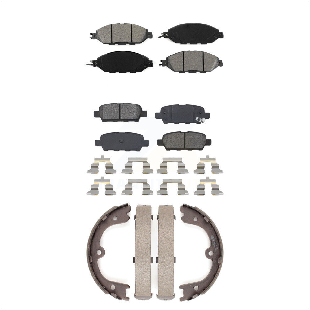 Transit Auto - KSN-100580 - Front and Rear Disc Brake Pad Kits