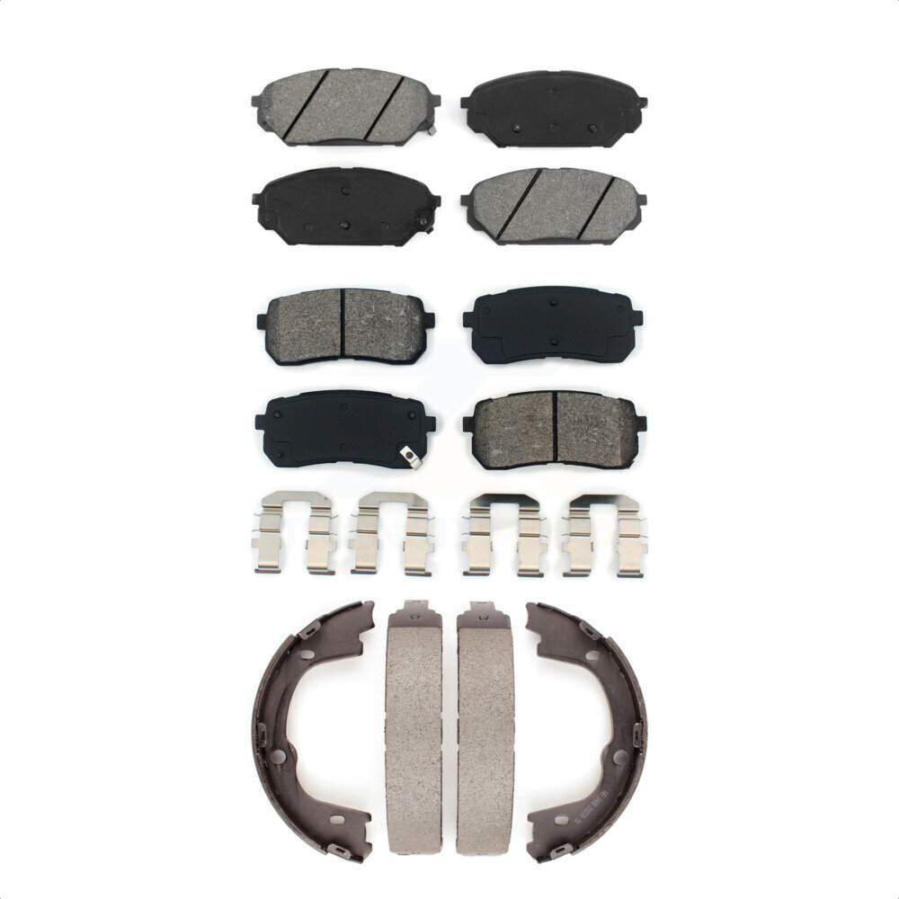 Transit Auto - KSN-100615 - Front and Rear Disc Brake Pad Kits