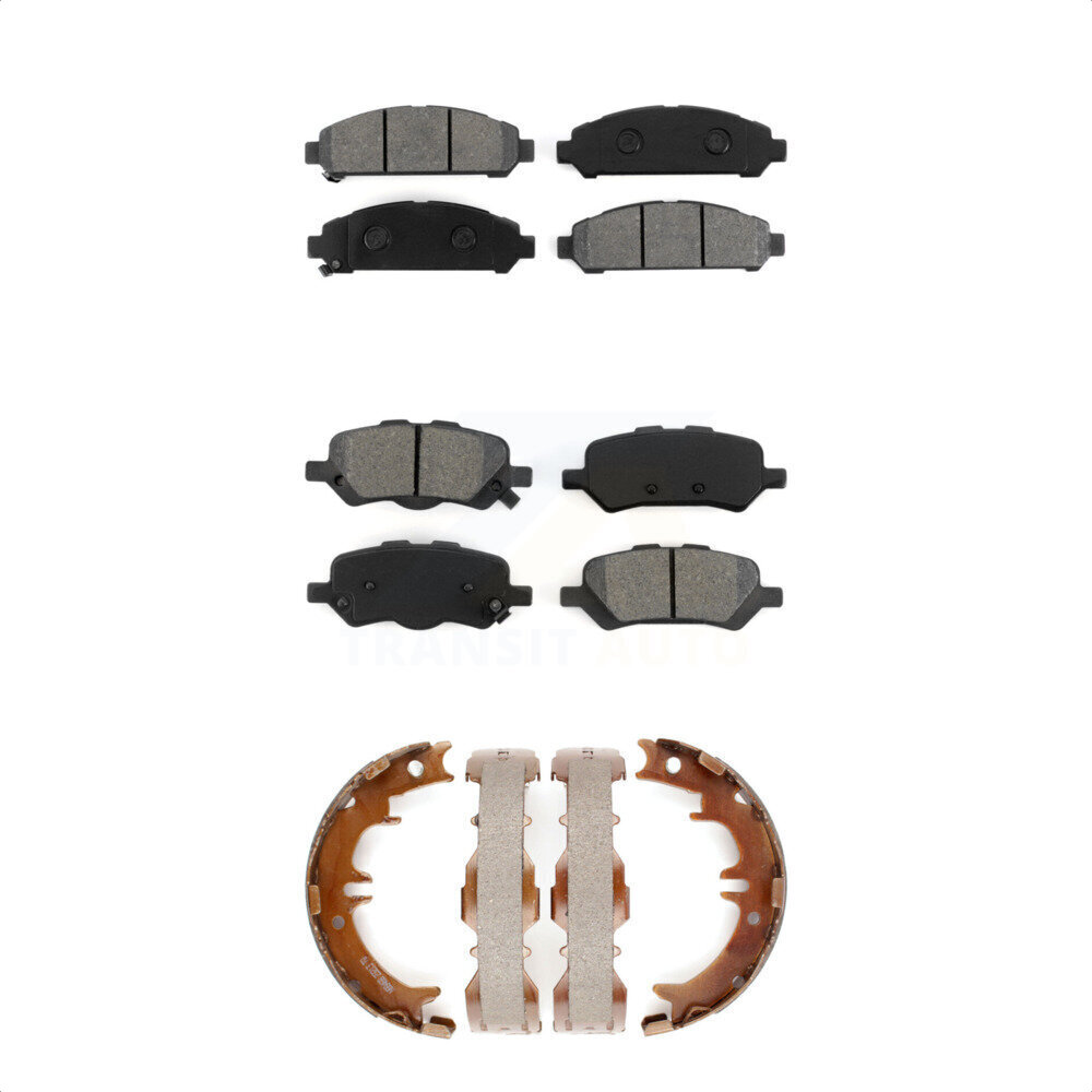 Transit Auto - KSN-100617 - Front and Rear Disc Brake Pad Kits