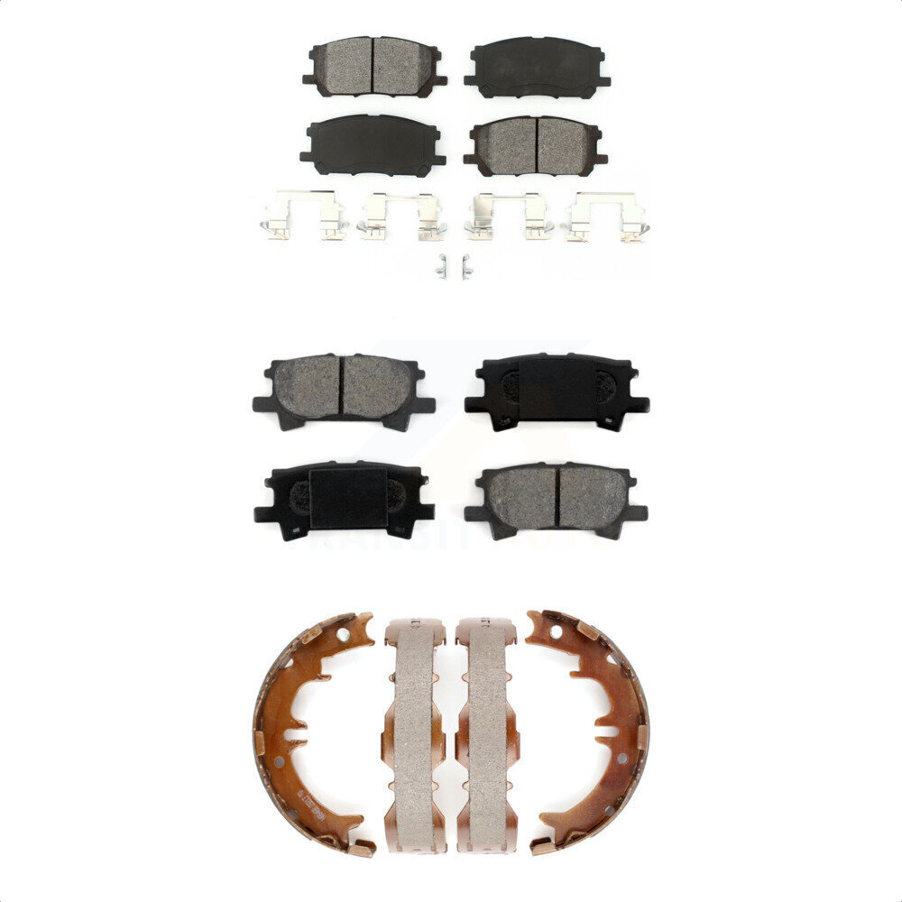 Transit Auto - KSN-100619 - Front and Rear Disc Brake Pad Kits