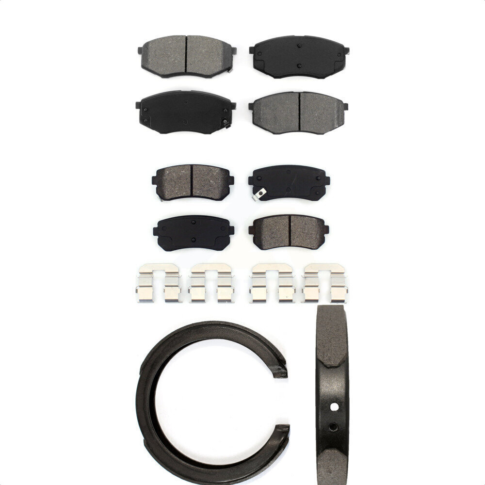 Transit Auto KSN-100638 Disc Brake Pad for 2011 Kia Sportage - Front and Rear