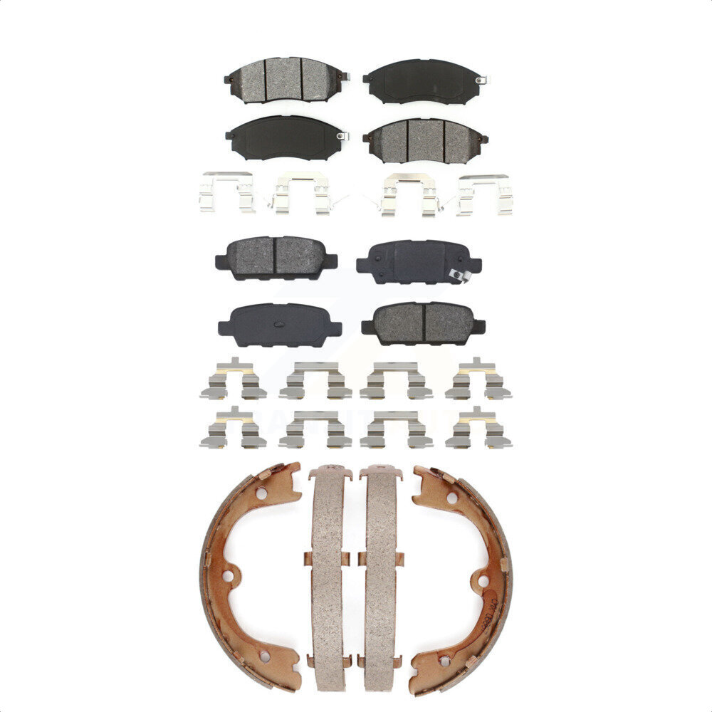 Transit Auto - KSN-100640 - Front and Rear Disc Brake Pad Kits