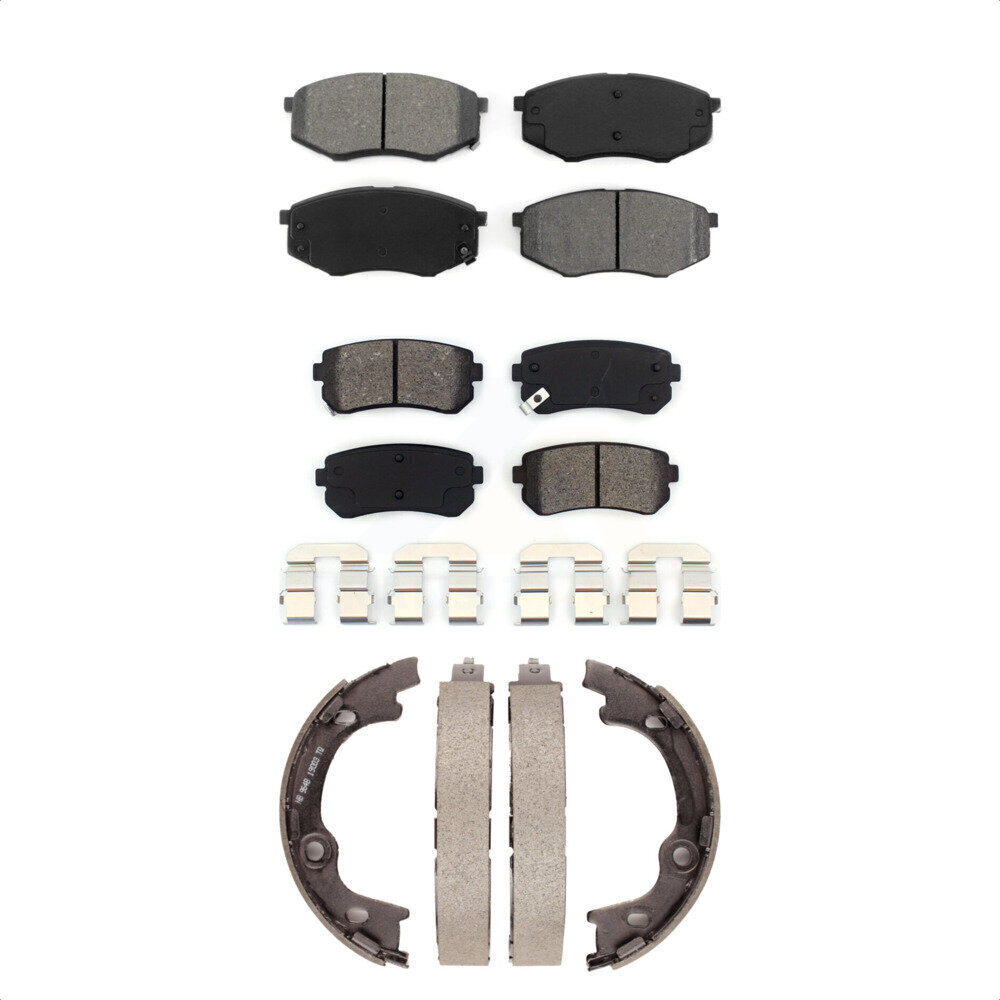 Transit Auto KSN-100661 Disc Brake Pad for 2010-2012 Hyundai Tucson - Front and Rear