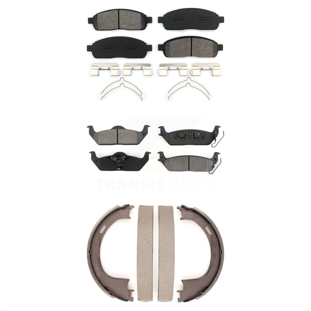 Transit Auto - KSN-100689 - Front and Rear Disc Brake Pad Kits