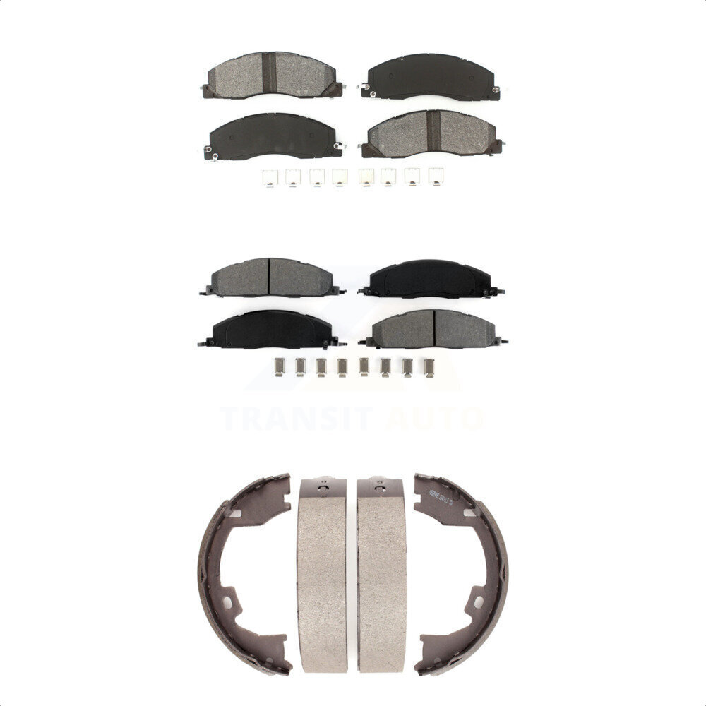 Transit Auto - KSN-100781 - Front and Rear Disc Brake Pad Kits