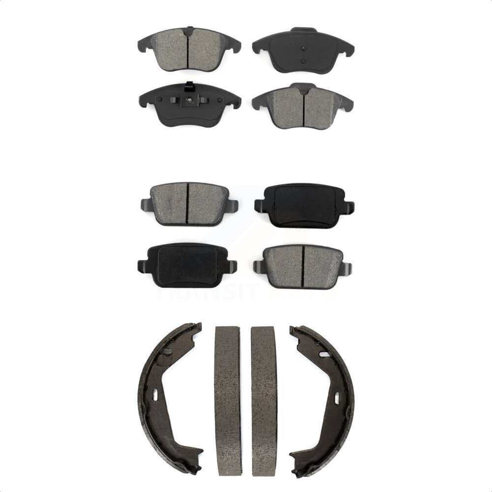Transit Auto - KSN-100800 - Front and Rear Disc Brake Pad Kits