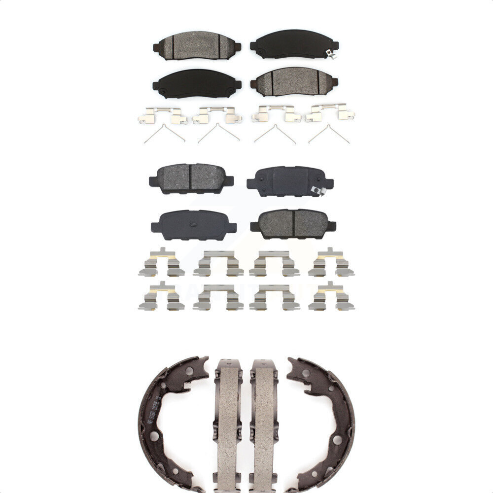 Transit Auto - KSN-100824 - Front and Rear Disc Brake Pad Kits