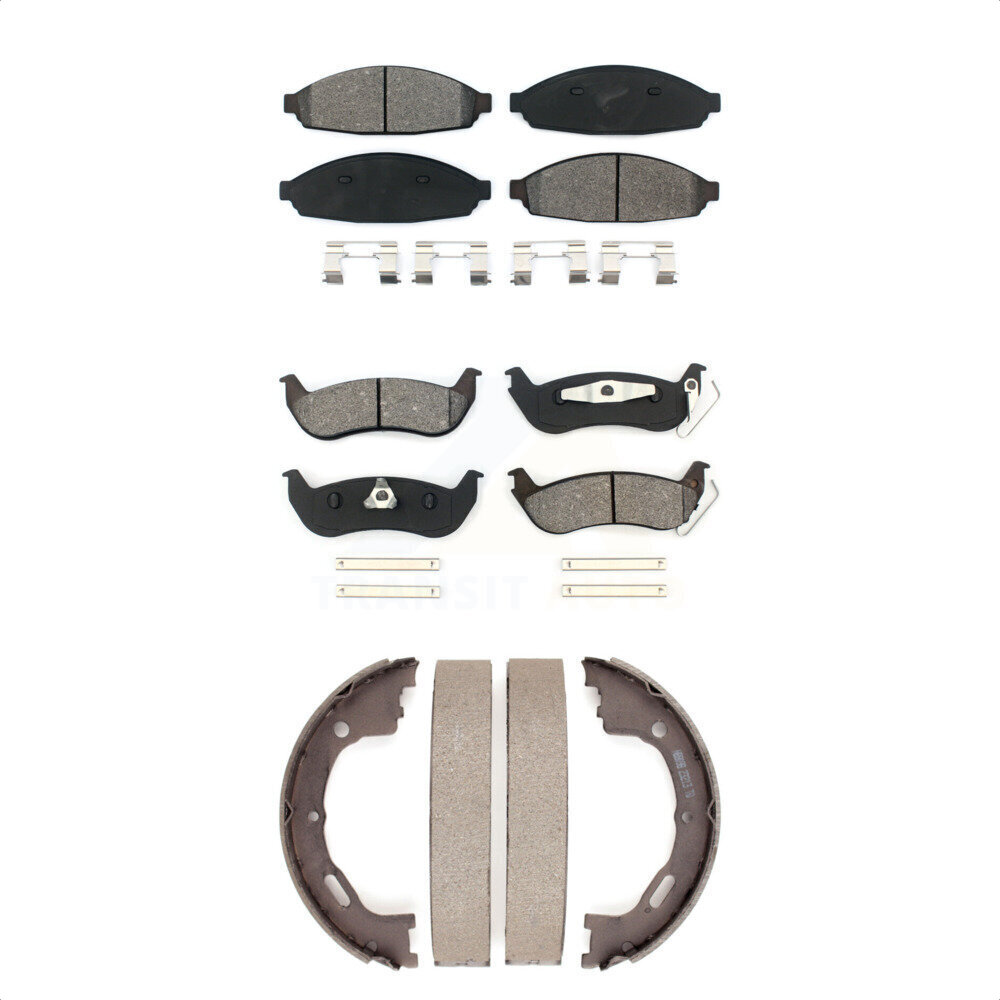 Transit Auto - KSN-100858 - Front and Rear Disc Brake Pad Kits