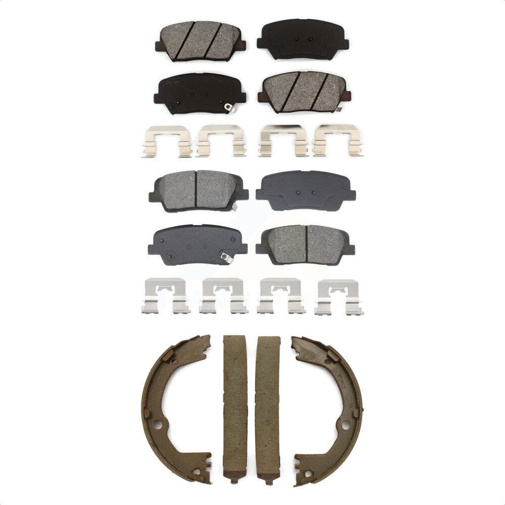 Transit Auto - KSN-100891 - Front and Rear Disc Brake Pad Kits