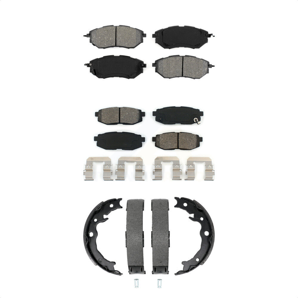 Transit Auto KSN-100970 Disc Brake Pad for 2014-2018 Subaru Forester - Front and Rear