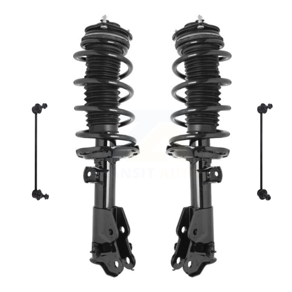 Transit Auto KSS-100580 Suspension Strut and Coil Spring Assembly for 2012 Honda Civic - Front