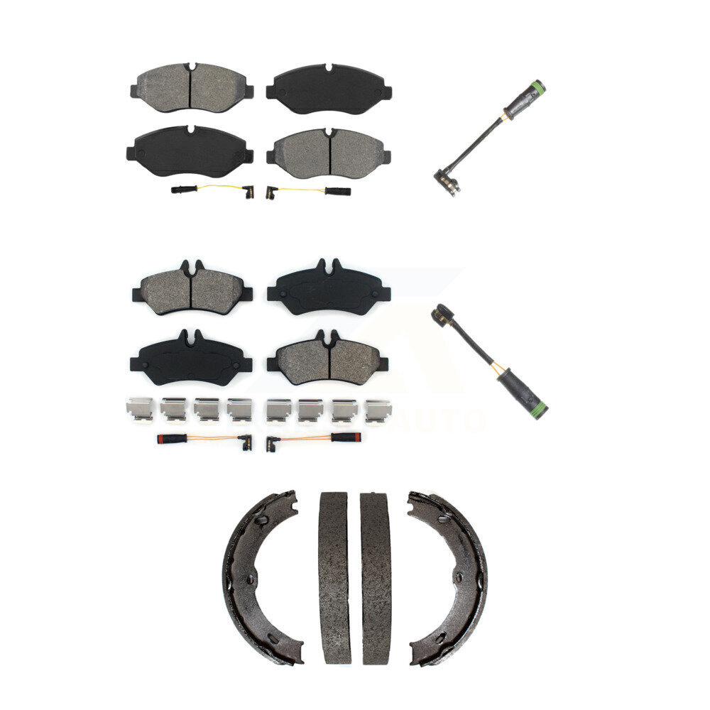 SIM KSW-100687 Disc Brake Pad for 2007-2009 Freightliner Sprinter 2500 - Front and Rear